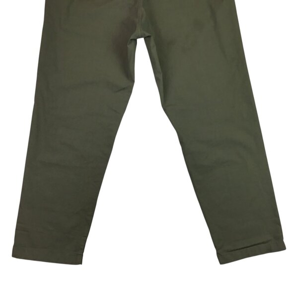 Form & Thread Mens 34 Organic Cotton Olive Elastic Waist Pants Portugal - Picture 7 of 10